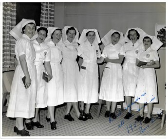 Photograph - First Postgraduates in Radiotherapeutic Nursing, 1958