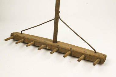 Wooden Planting Rake