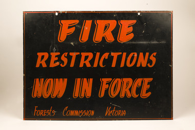 Bushfire Awareness - gallows sign