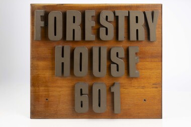 Forestry House Sign