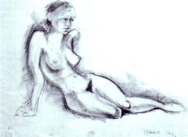 Drawing - Artwork, Tim Spencer, Abi, 1997