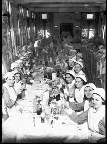 Photograph, Bull, Hugh Jones, 1897-1993, The Nurses' Christmas, Alfred Hospital