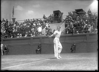 Photograph, Bull, Hugh Jones, 1897-1993, Tennis player Fred Perry, Kooyong