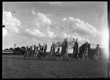 Photograph, Bull, Hugh Jones, 1897-1993, Naval Pageant, rehearsal for Victorian Centenary celebrations