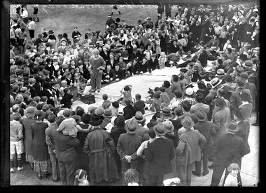 Photograph, Bull, Hugh Jones, 1897-1993, R.A.C.V. treat to children, Moonee Valley