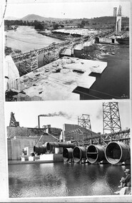 Hume Weir construction, 1927-1936