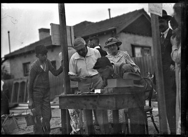 Photograph, Bull, Hugh Jones, 1897-1993, Houses being erected by Imperial Chemicals at Yarraville 1936