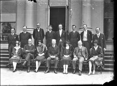 Photograph, Lord Stonehaven, former Governor-General, and party