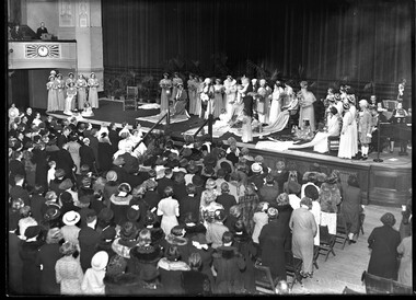 Photograph, Bull, Hugh Jones, 1897-1993, Girls' Friendly Society Concert, Melbourne Town Hall