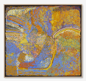 Painting, Topsy Akemarr Beasley, Ilpay Ilkwa (Big Creek), 2010