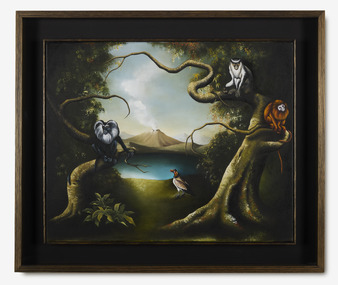 Judith Van Heeren, Monkeys in landscape, 2011