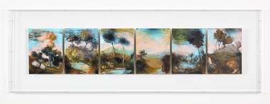 Tony Clark, Sections from Clark's Myriorama (panels 1-6), 2011-2012