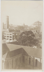 Photograph - Demolition of Advocate building and construction of Monastery, 1937