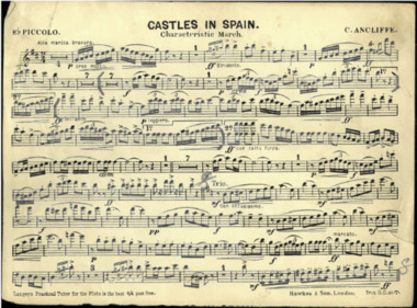 March Card, Charles Ancliffe (composer), Castles in Spain, Composed: 1917