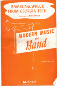 March Card, Roman, Frank (Composer) et al, Rambling Wreck from Georgia Tech, Composed: 1931