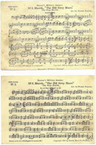 March Card, Panella, Louis (Composer), The Old Grey Mare, Composed: 1915