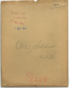 March Card, Boosey & Hawkes, Ltd et al, Old Soldier, Composed: 1938