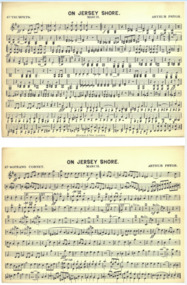 March Card, Arthur Pryor (Composer), On Jersey Shore, Composed: 1907