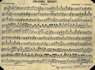 March Card, Alford, Kenneth J. (Composer), Colonel Bogey, Composed: 1914
