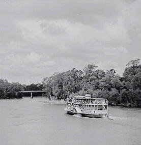 Negative - Echuca - Paddle Steamer - Coonawarra, Allan Doney, 1950 -1970