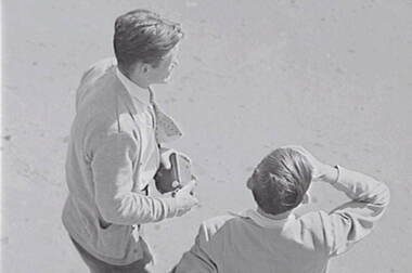 Negative - Bendigo Easter Fair 1954 - Photographer, Allan Doney, 1950 -1970
