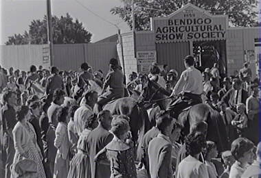 Negative - Bendigo Easter Fair 1963 - Pony Club, Allan Doney, 1950 -1970