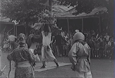 Negative - Bendigo Easter Fair 1964 - Chinese Dragon - Awakening Ceremony, Allan Doney, 1950 -1970