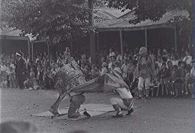 Negative - Bendigo Easter Fair 1964 - Chinese Dragon - Awakening Ceremony, Allan Doney, 1950 -1970