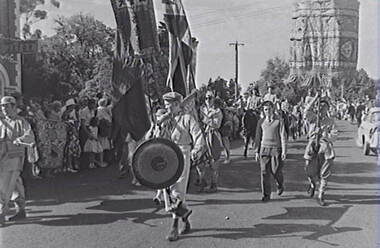 Negative - Bendigo Easter Fair 1964 - Chinese Section, Allan Doney, 1950 -1970