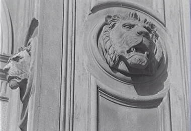 Negative - Post Office Bendigo - Details - Lion, Allan Doney, 1950 -1970