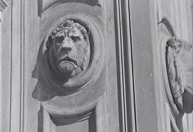 Negative - Post Office Bendigo - Details - Lion, Allan Doney, 1950 -1970