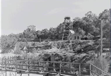 Negative - Mining - Sand Dunes - Conveyor - Poppet Head, Allan Doney, 1950 -1970