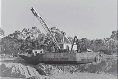 Negative - Maldon - Gold Dredge, Allan Doney, 1950 -1970