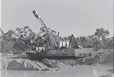 Negative - Maldon - Gold Dredge, Allan Doney, 1950 -1970
