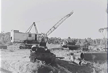 Negative - Maldon - Gold Dredge, Allan Doney, 1950 -1970