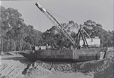 Negative - Maldon - Gold Dredge, Allan Doney, 1950 -1970