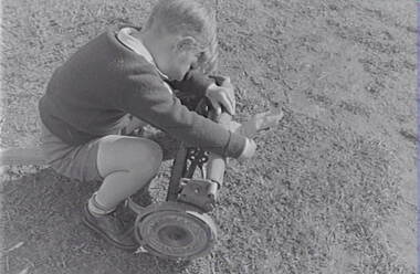 Negative - Hand Mower - Child, Allan Doney, 1950 -1970