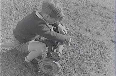 Negative - Hand Mower - Child, Allan Doney, 1950 -1970