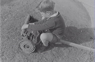Negative - Hand Mower - Child, Allan Doney, 1950 -1970