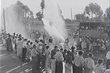 Negative - Bendigo Fire Brigade Competitions, Allan Doney, 1950 -1970