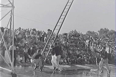 Negative - Bendigo Fire Brigade Competitions, Allan Doney, 1950 -1970