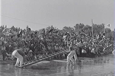Negative - Bendigo Fire Brigade Competitions, Allan Doney, 1950 -1970