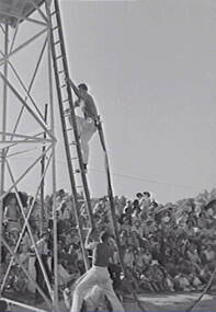 Negative - Bendigo Fire Brigade Competitions, Allan Doney, 1950 -1970
