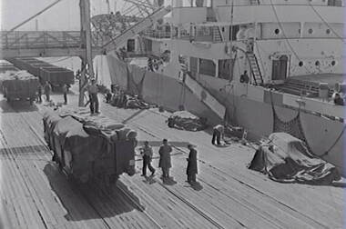 Negative - Melbourne - Docks - Ship, Allan Doney, 1950 -1970