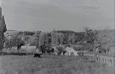 Negative - Rural Scene - Laanecoorie - Farm Buildings, Allan Doney, 1950 -1970
