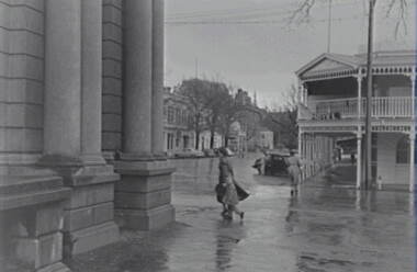 Negative - Town Hall - Bull Street Bendigo - Hotel, Allan Doney, 1950 -1970
