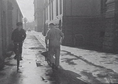 Negative - Post Office - Telegraph Office - Laneway - Postman, Allan Doney, 1950 -1970