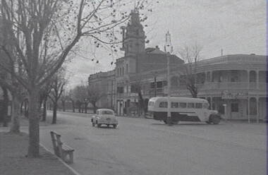 Negative - McCrae Street Bendigo - School of Mines - Hotel, Allan Doney, 1950 -1970