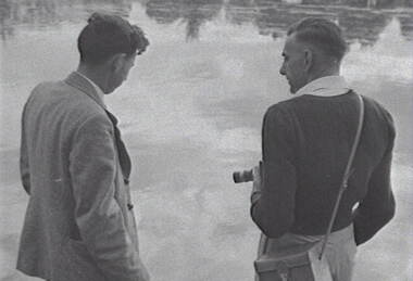 Negative - Bendigo Regatta 1954 - People, Allan Doney, 1950 -1970
