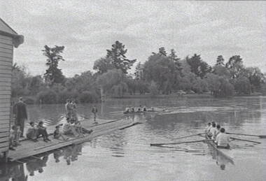 Negative - Bendigo Regatta 1954 - Rowing, Allan Doney, 1950 -1970